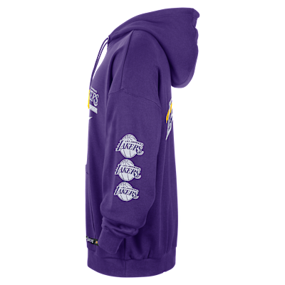Los Angeles Lakers Courtside Men's Jordan NBA Club Premium Pullover Hoodie