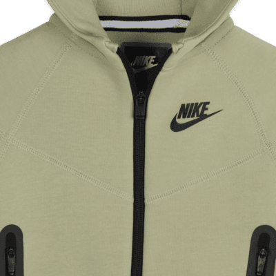 Conjunto de sudadera con gorro de dos piezas para bebé Nike Sportswear Tech Fleece Full-Zip Set