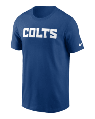 Мужская футболка Indianapolis Colts Primetime Wordmark Essential Nike NFL