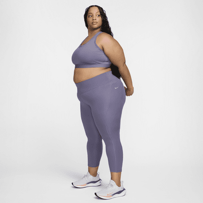 Nike Fast Women's Mid-Rise Crop Running Leggings (Plus Size)