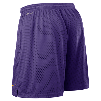 Shorts universitarios Nike Dri-FIT para hombre LSU Sideline Reversible