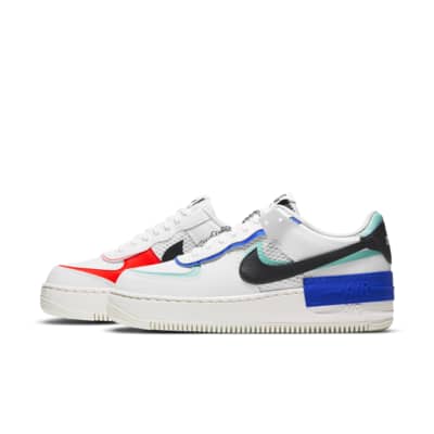 nike air force 1 azul y rojo