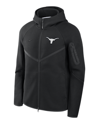 Мужская куртка Texas Tech Fleece Windrunner Nike College Full-Zip Hooded для бега