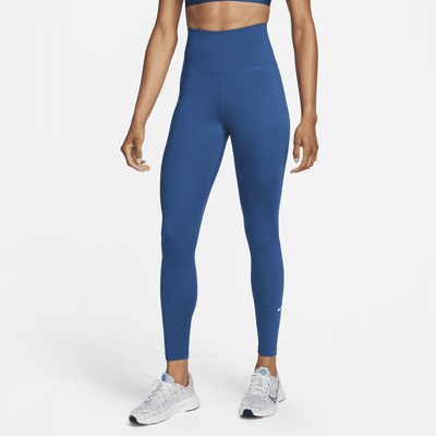 Nike Performance ONE - Leggings - diffused blue white/blue