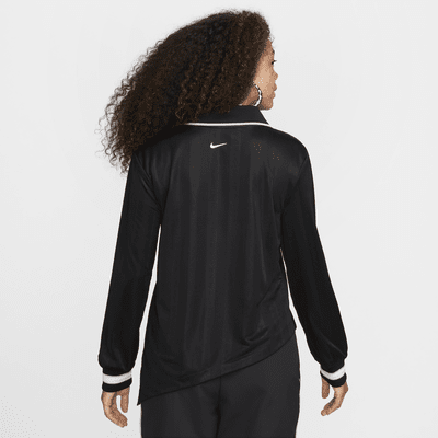 Nike Sportswear Collection Dri-FIT langermet jacquardoverdel til dame