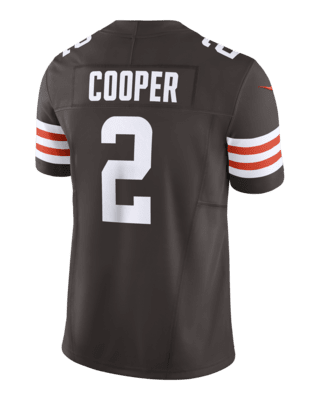 Men's Nike Amari Cooper Brown Cleveland Browns Player Game Jersey