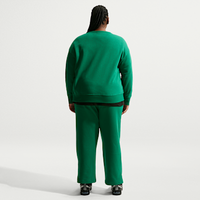 Nike Sportswear Club Fleece Women's Mid-Rise Wide-Leg Sweatpants (Plus Size)