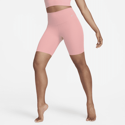 Shorts de ciclista de cintura alta de 20 cm con soporte suave para mujer Nike Zenvy