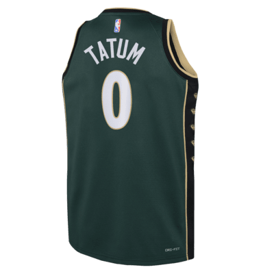 Jayson Tatum Boston Celtics City Edition Older Kids' Nike Dri-FIT NBA ...