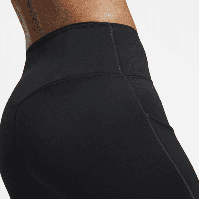 Leggings a 7/8 a vita media con tasche e sostegno elevato Nike Go – Donna