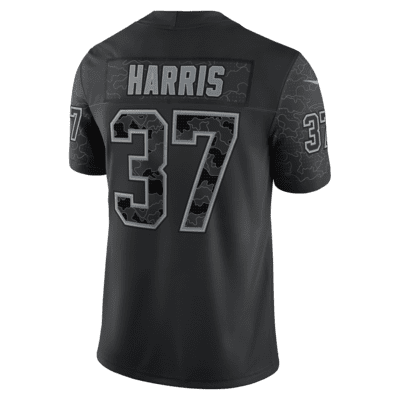 NFL New England Patriots RFLCTV (Damien Harris) Men's Fashion Football Jersey