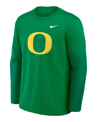 Мужская футболка Oregon Sideline Coach Nike Therma-FIT College Long-Sleeve