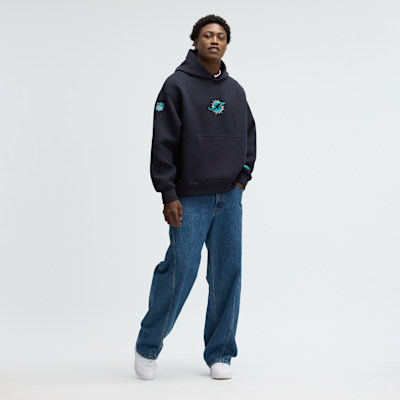 Miami Dolphins Rivalries Collection Oversized Tech Fleece Men's Nike NFL Pullover Hoodie