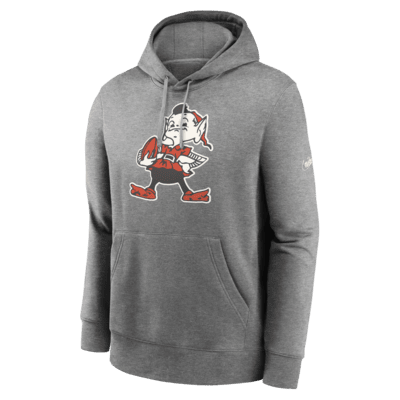 Men's Nike Gray Cleveland Browns Sideline Repel Short Sleeve Pullover Hoodie