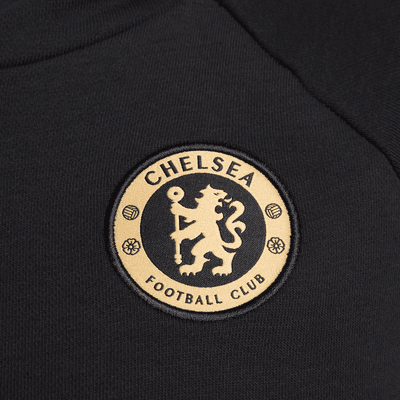 Sudadera con gorro sin cierre Nike de tejido Fleece para mujer Chelsea FC Essential