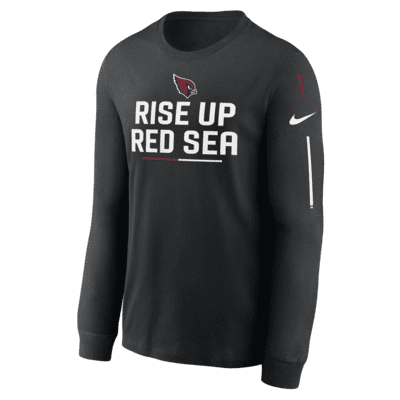Men's Nike Black Arizona Cardinals Logo Essential Legend Performance T-Shirt Size: Medium