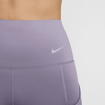 Leggings a todo o comprimento de cintura subida e suporte firme com bolsos Nike Go para mulher