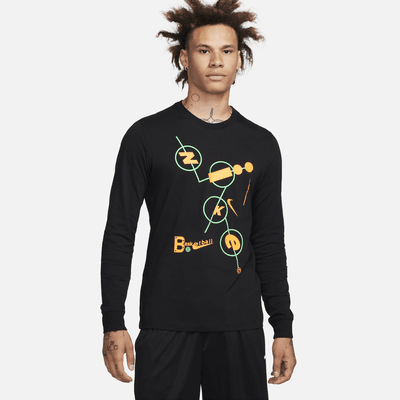 Nike Swoosh Men's Long-Sleeve Basketball T-Shirt. Nike CA