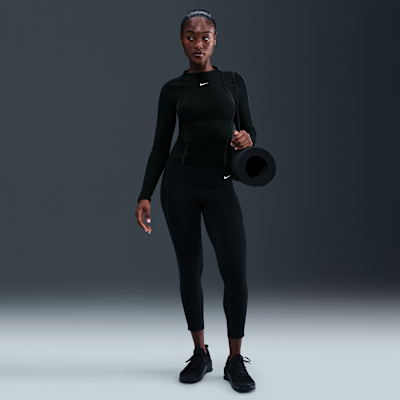 Dámské tričko Nike One Fitted Dri-FIT s dlouhým rukávem