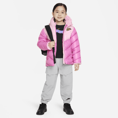 Nike Colorblock Chevron Puffer Jacket Little Kids Jacket