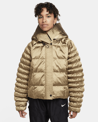 Женская куртка Nike Sportswear Swoosh Puffer Shine PrimaLoft® Therma-FIT Oversized Hooded