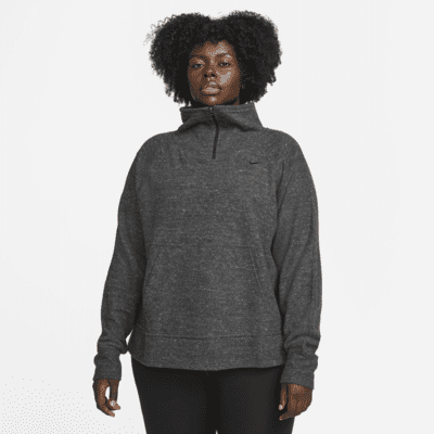 Playera de entrenamiento de medio cierre para mujer Nike Therma-FIT (talla  grande). Nike.com