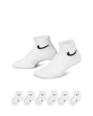 Детские носки Nike Dri-FIT Performance Basics Little Kids' Quarter Socks (6 Pairs)