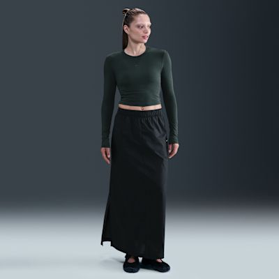 Nike Sportswear Chill Knit Women's Slim Long-Sleeve Cropped Top