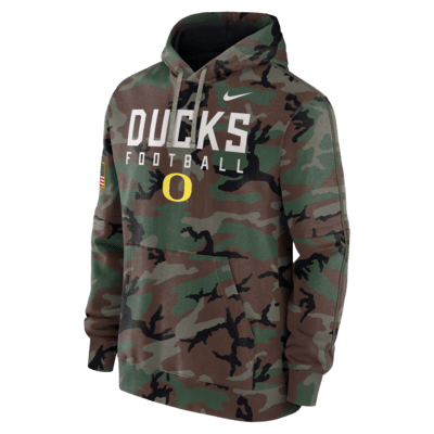 Oregon Ducks Military Appreciation Club Men’s Nike College Pullover Hoodie