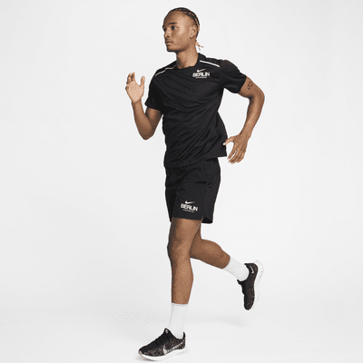 Nike Challenger fôret løpeshorts til herre (18 cm)