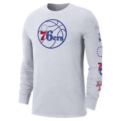 Philadelphia 76ers City Edition Men's Nike NBA Long-Sleeve T-Shirt