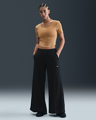 Женские спортивные штаны Nike Sportswear Mid-Rise Wide-Leg Track Pants