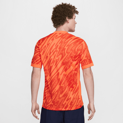 Camisola de futebol de manga curta de réplica Nike Dri-FIT do equipamento de guarda-redes Stadium Inglaterra (equipa feminina) 2024/25 para homem