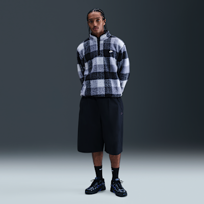 Nike Club winterse herentop met halflange rits
