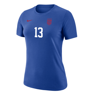 Playera de fútbol Nike para mujer Alex Morgan USWNT