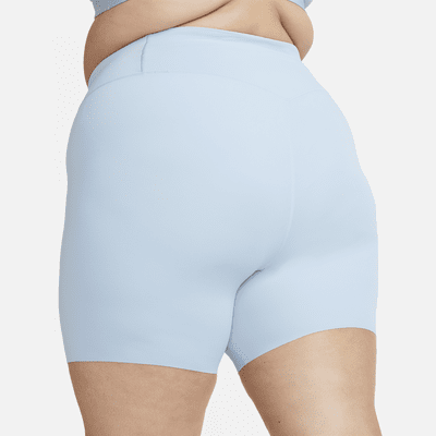 Nike Zenvy Women's Gentle-Support High-Waisted 8" Biker Shorts (Plus Size)