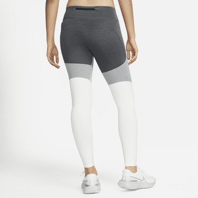 Leggings de running de tiro medio con bolsillo para mujer Nike Fast ...