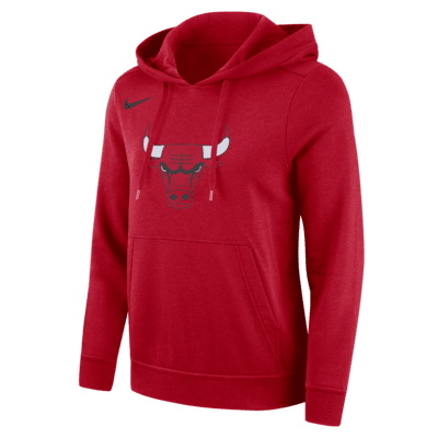 Sweat à capuche en Fleece Nike NBA Chicago Bulls Club pour femme