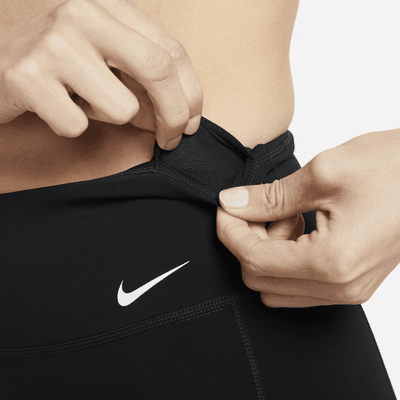 Shorts per il ciclo modello ciclista a vita media 18 cm Nike One Leak Protection – Donna
