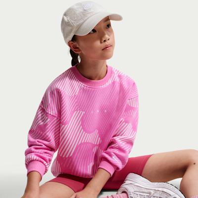 Nike Sportswear Club Fleece Older Kids' (Girls') Boxy Crew-Neck Sweatshirt