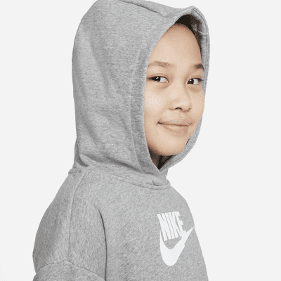 Nike Sportswear Club Big Kids' (Girls') French Terry Cropped Hoodie ...