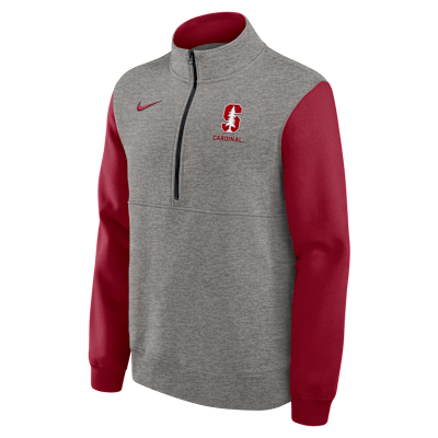 Stanford Club Men's Nike College 1/2-Zip Crew