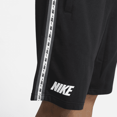 nike repeat tape shorts blue