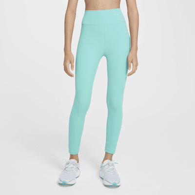 Leggings Dri-FIT de tiro alto para niña talla grande Nike One