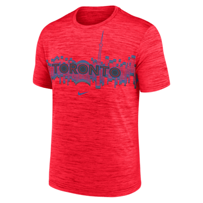 Playera Nike Dri-FIT de la MLB para hombre Toronto Blue Jays City Connect Practice Velocity