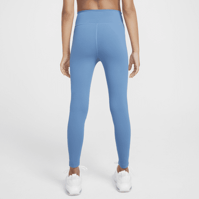 Nike One Older Kids' (Girls') Dri-FIT High-Waisted Leggings