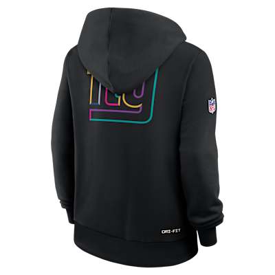 New York Giants Crucial Catch Women's Nike Dri-FIT NFL Pullover Hoodie