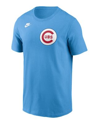 Мужская футболка Chicago Cubs Cooperstown Wordmark Nike MLB