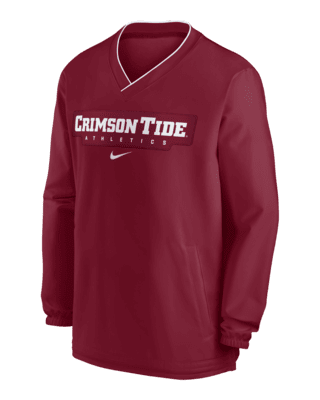 Мужские  Alabama Crimson Tide Sideline Nike College Long-Sleeve Windshirt