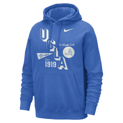 Sudadera con gorro universitaria Nike para hombre UCLA Club